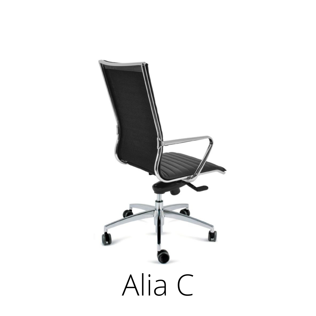 Alia C+, professional chair, black.